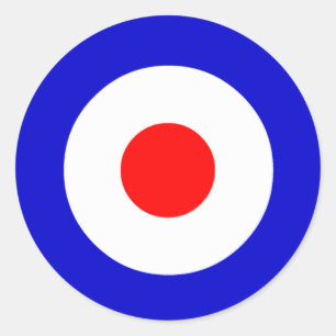 Bullseye Classic Round Sticker