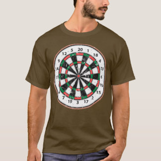 Bullseye Dartboard For A Darts Player Club T-Shirt
