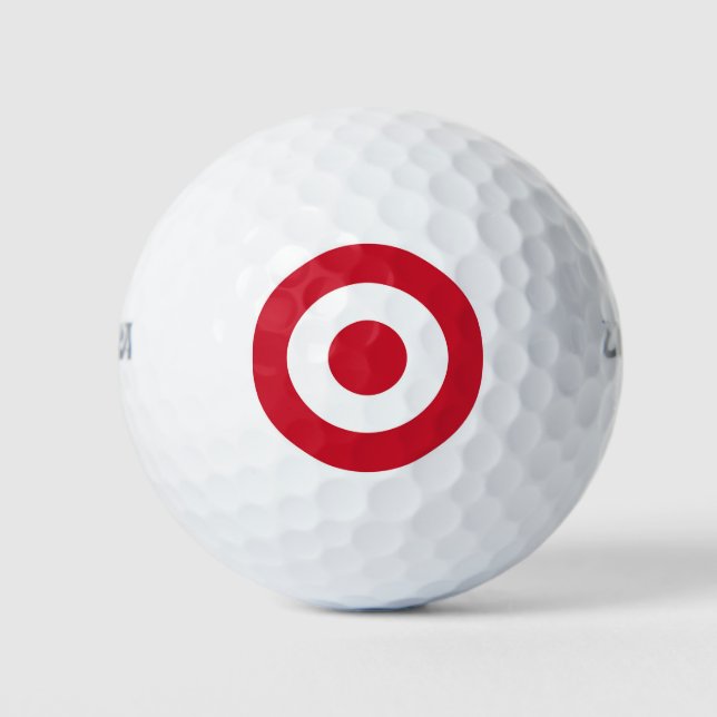 Bullseye Golf Balls (Front)