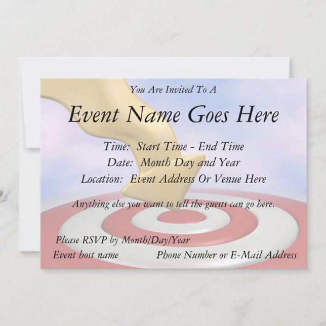 Bullseye! Invitation (Front)