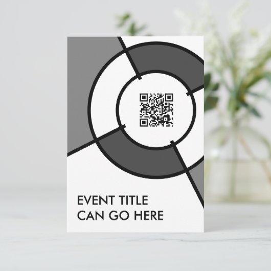 bullseye QR code (Standing Front)