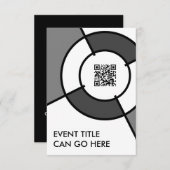 bullseye QR code (Front/Back)