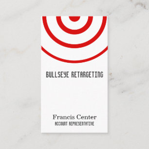 Bullseye Symbol Business Card