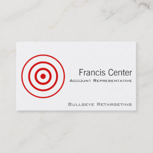 Bullseye Symbol Business Card