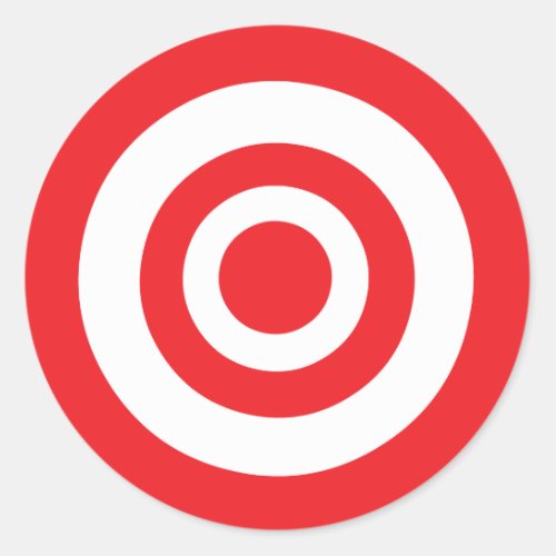 Bullseye Target Classic Round Sticker