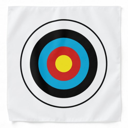 Bullseye Target Design Bandana