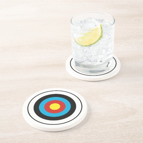 Bullseye Target Design Coaster