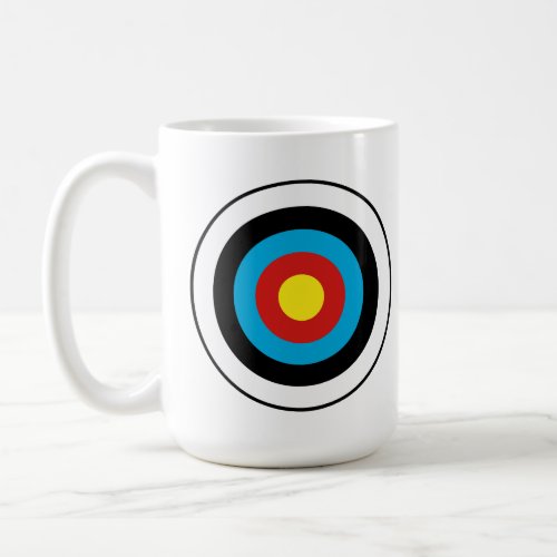 Bullseye Target Design Coffee Mug