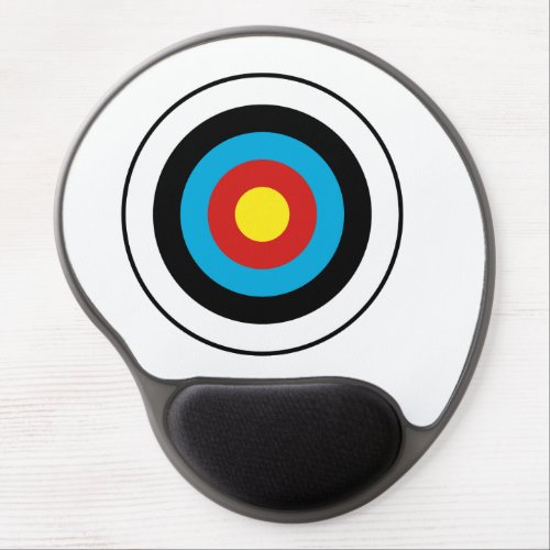 Bullseye Target Design Gel Mouse Pad