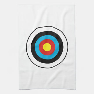 Bullseye Target Design Kitchen Towel