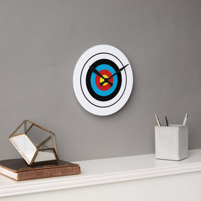 Bullseye Target Design Round Clock (Office)