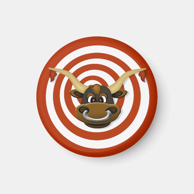 Bullseye & Target Magnetic Disk Magnet (Front)