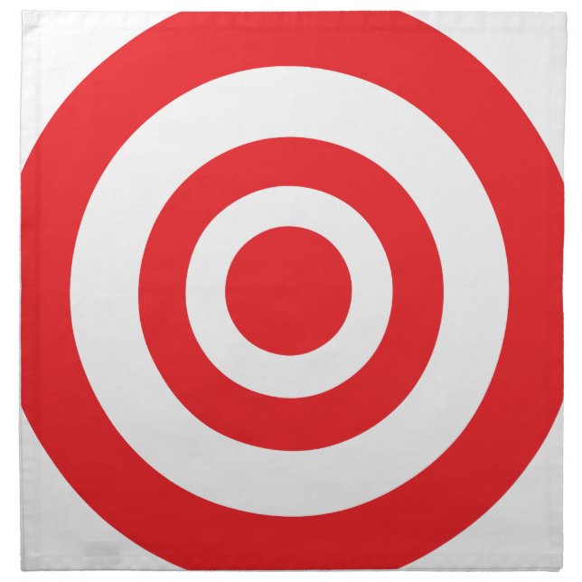 Bullseye Target Napkin (Front)
