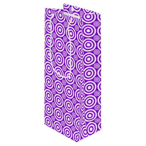 Bullseye_WINE GIFT BAG_Purple_White Wine Gift Bag