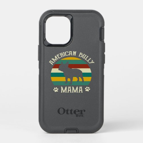 Bully American Mama Bulldog Mom OtterBox Defender iPhone 12 Mini Case