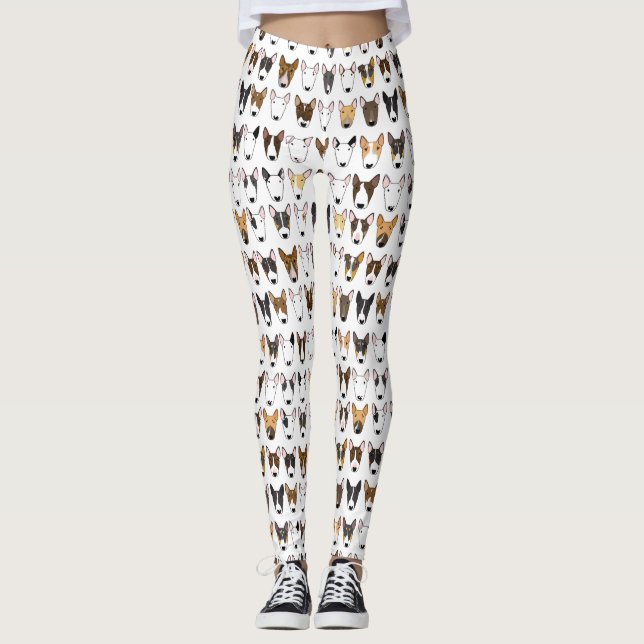 Bully Blend bull terrier leggings (Front)