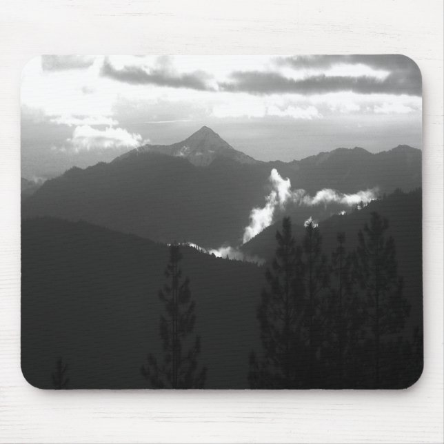 Bully Choop on a dark morning... Mouse Pad (Front)