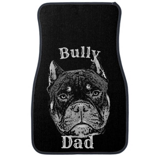 Bully dog Dad set of car mats