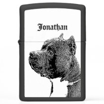 Bully dog personalized zippo lighter