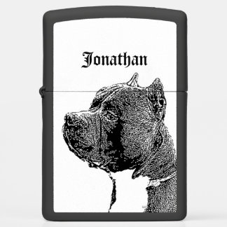 Bully dog personalized zippo lighter