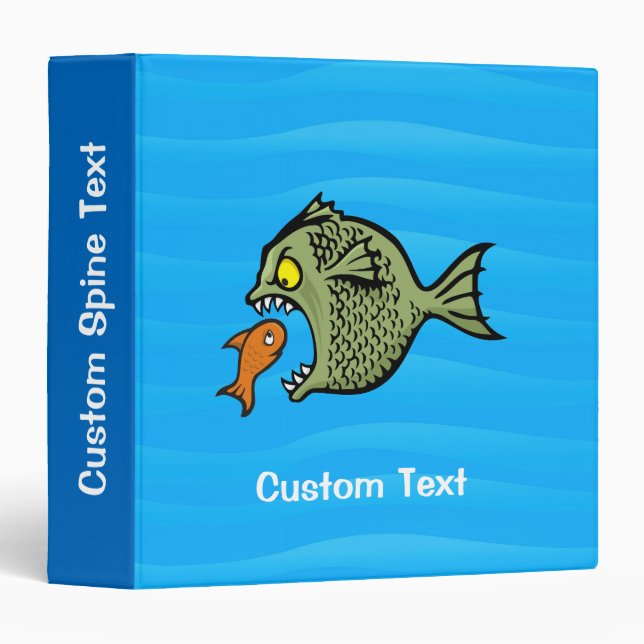 Bully Fish 3 Ring Binder (Front/Spine)