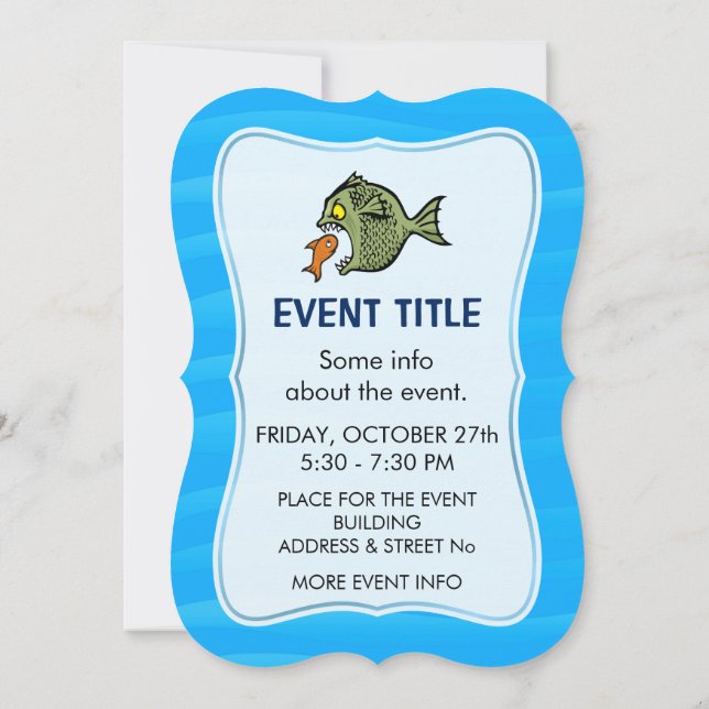 Bully Fish Invitation (Back)