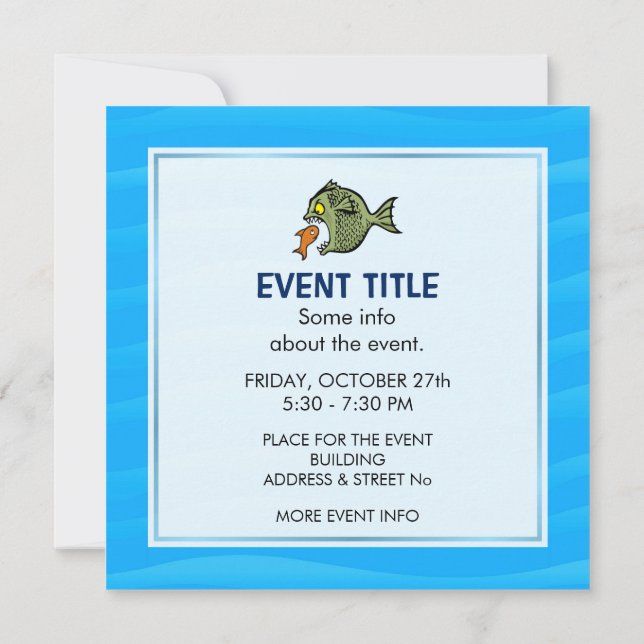 Bully Fish Invitation (Back)