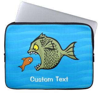 Bully fish laptop sleeve