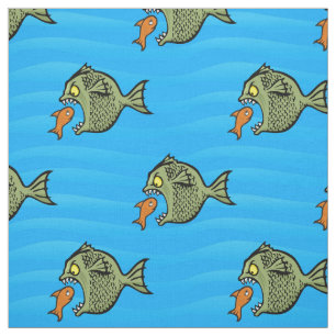 Bully Fish  Pattern Fabric