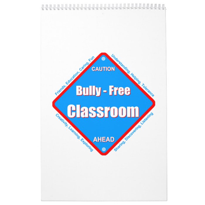 Bully   Free Classroom Calendar