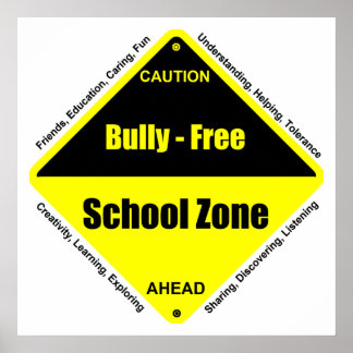 No Bullying Posters | Zazzle