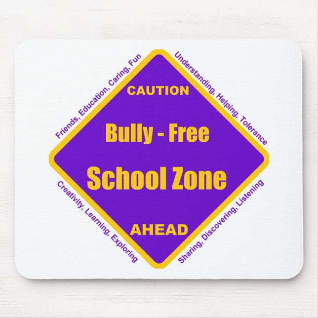 Bully - Free School Zone Mouse Pad (Front)