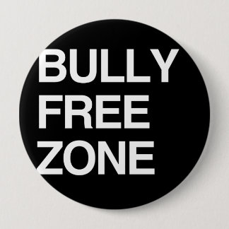 BULLY FREE ZONE PINBACK BUTTON