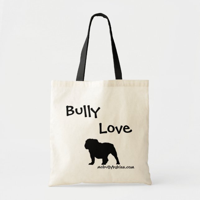 Bully Love Bulldog tote bag (Front)