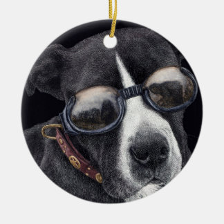 Bully Mix Ornament- "Style" Ceramic Ornament