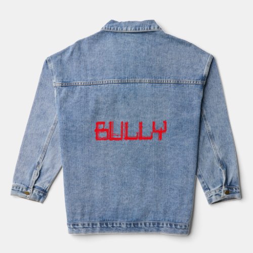 Bully Punk Emo  Goth Heavy Metal Streetwear  Denim Jacket