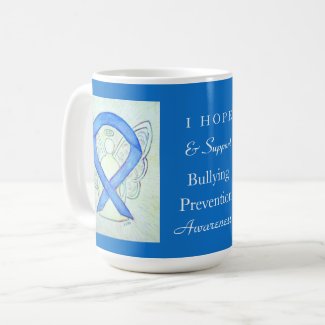 Bullying Prevention Awareness Ribbon Coffee Mugs