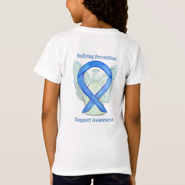 Bullying Prevention Awareness Ribbon Custom Shirts (Back)