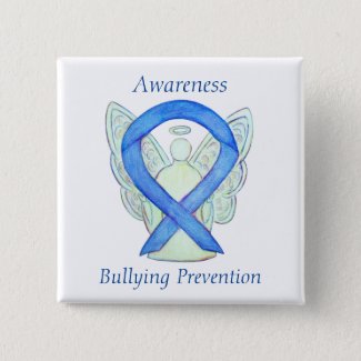 Bullying Prevention Awareness Ribbon Pin Buttons
