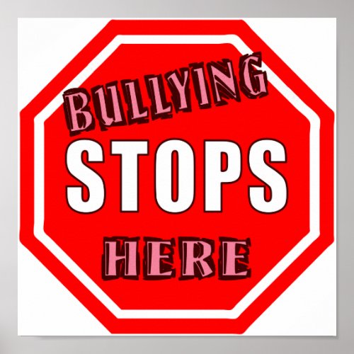 Bullying Stops Here Poster