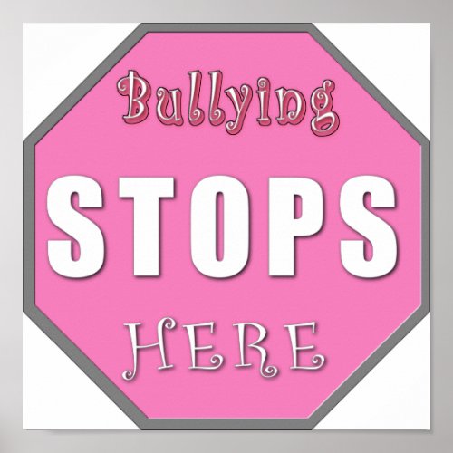 Bullying Stops Here Poster