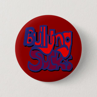 Bullying Sucks Round Button