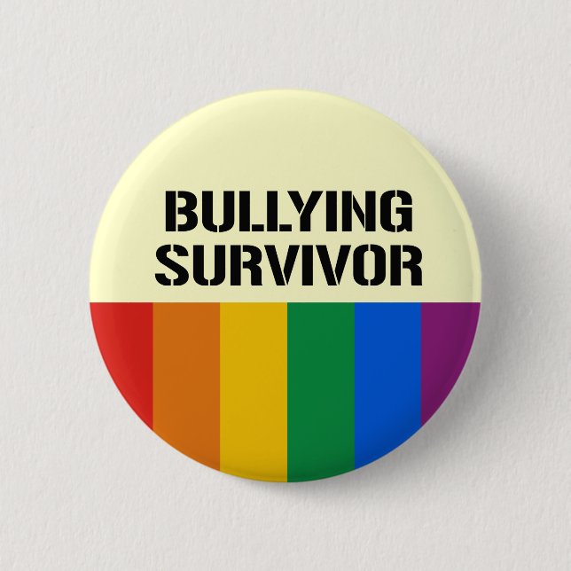 BULLYING SURVIVOR PINBACK BUTTON (Front)
