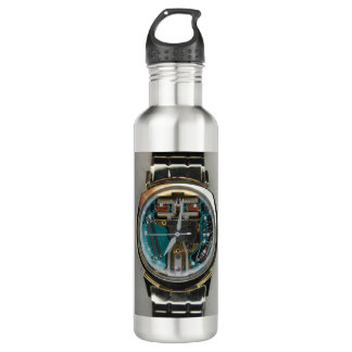 Bulova Accutron Spaceview Alpha 1961 Stainless Steel Water Bottle