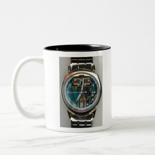 Bulova Accutron Spaceview Alpha 1961 Two_Tone Coffee Mug