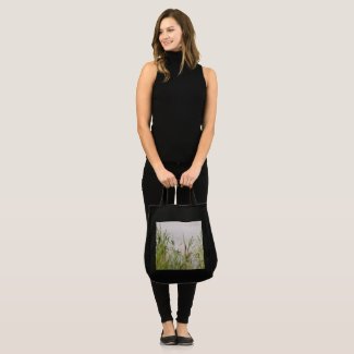 Bulrushes By Water. Tote Bag