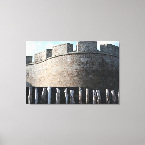 Bulwark Fortifications Saint Malo Brittany Canvas