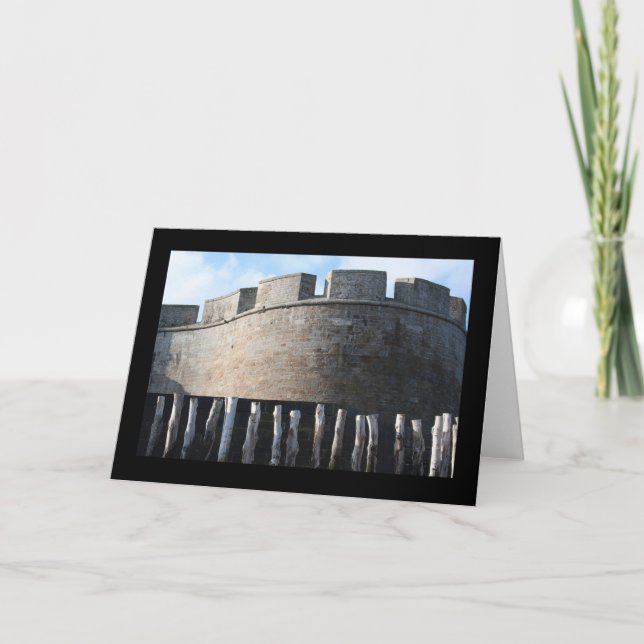 Bulwark Fortifications Saint Malo Brittany card (Front)