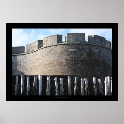 Bulwark Fortifications Saint Malo Brittany Poster