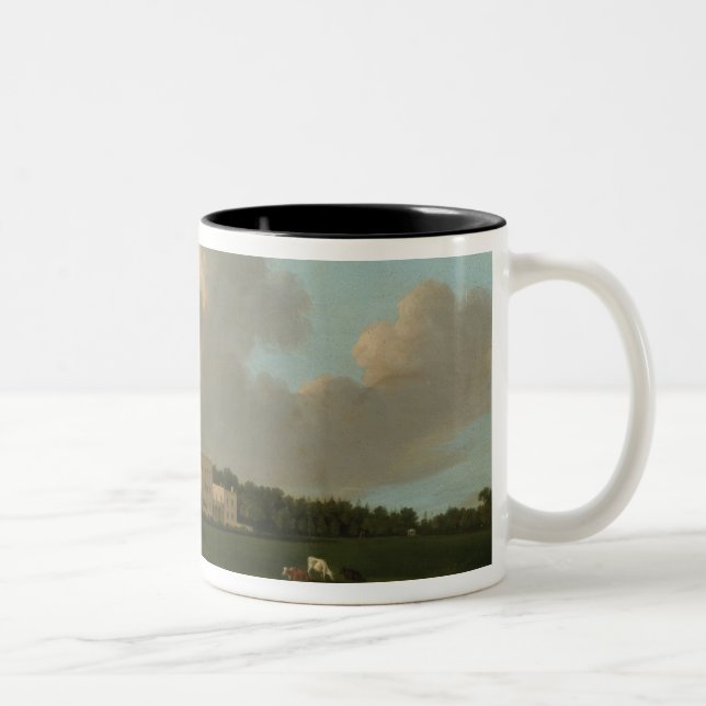 Bulwell Hall, Nottingham Two-Tone Coffee Mug (Right)